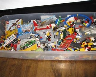 Legos! many sets sold by the tub