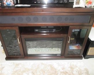 Large Entertainment Center Fireplace