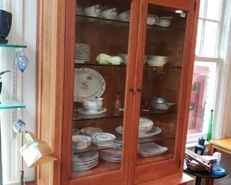 Great hardwood cabinet. China not included.