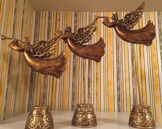 Set of Brass Angels.