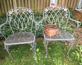 Wrought Iron Chairs.