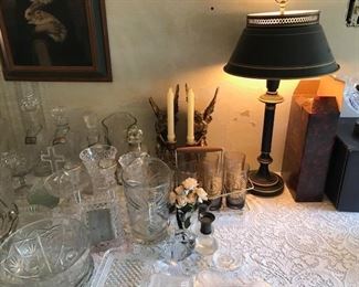 Decorative Glass Items.