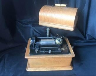 Edison Amberola Phonograph Cylinder Record Player