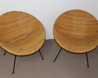 Mid Century modern chairs.  