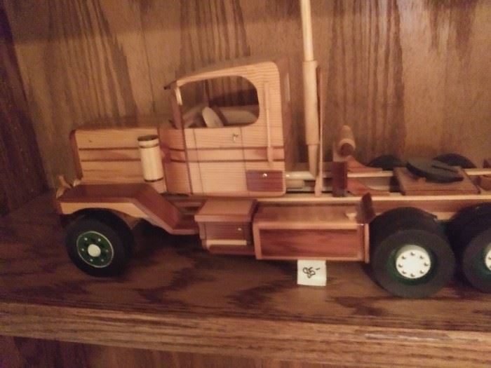 Beautiful hand made truck made by a veteran