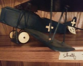 model airplane made by disabled veteran