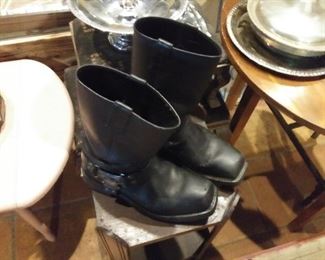 pair of Harley Boots hardly worn