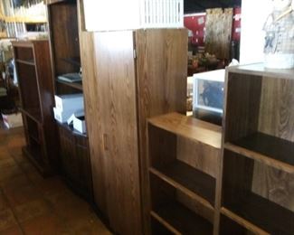 nice storage and shelving units