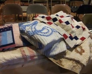 nice collection of blankets