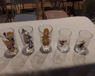 cartoon character drinking glasses