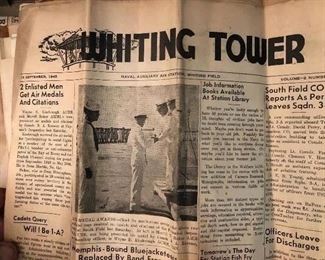 Newspapers from the 1940s - Whiting Tower