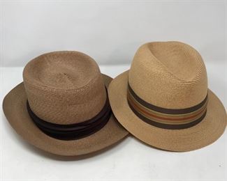 Vintage Dobbs Straw Hats https://ctbids.com/#!/description/share/178832