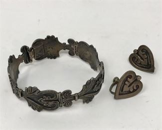 Maricela Taxco Sterling Silver Jewelry Set https://ctbids.com/#!/description/share/178916
