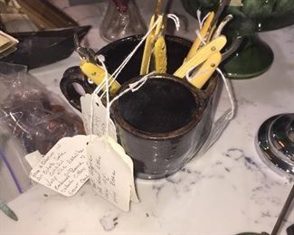 Antique, straight blade razors from 1860s-1919. $