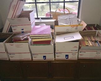 Many antique books along with several first editions