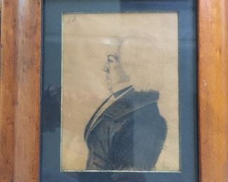 This is 1/2 of a bird's eye maple framed set from the early 19th century. They are possibly close to the turn of the century but this turn is of the 18th to the 19th.