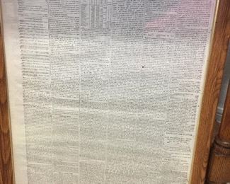 New York Herald, Monday 10/31/1864, New State of Nevada, on Linen paper, Civil War Era Newspaper $70