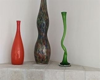 Glass vases