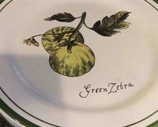 Williams Sonoma Heirloom Tomato plates