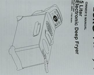 EuroPro electric deep fryer