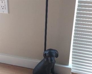 Black lab door stop