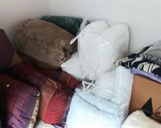 Bedding and pillows