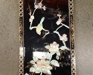 tbs Chinese lacquer and shell Spring branch