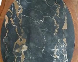 tbs black marble topped table