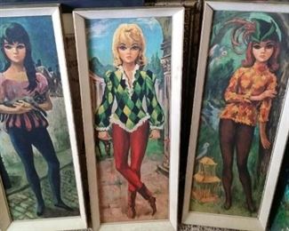 tbs vintage harlequin girls