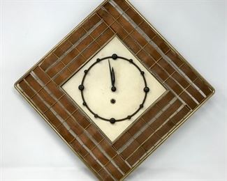 MCM Style German Wall Clock https://ctbids.com/#!/description/share/178974
