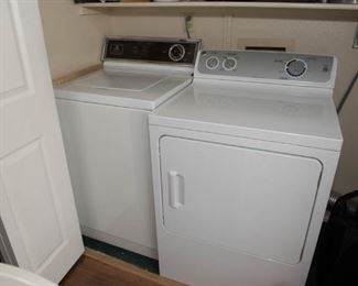 Maytag Large Capacity Washer
GE 4 Setting Dryer