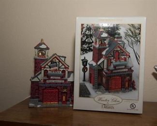 Winter Glen Holiday Fire House