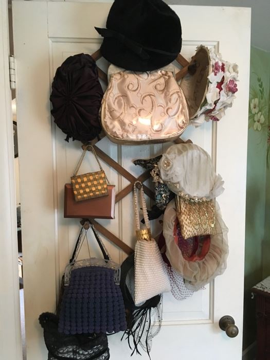 Fun, fanciful, chic Vintage Hats and Purses