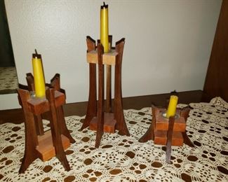 Mid Century Modern Candlesticks