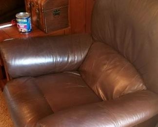 Nice leather club chair