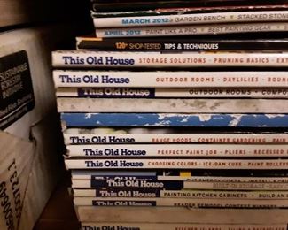 100s of home improvement and wood working magazines....many with full patterns