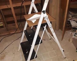 Lots of various style ladders!