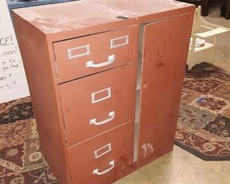 Late arrival! Metal painted cabinet