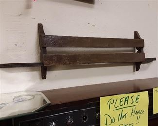 Have a few of these antique pew hymn holders! They make great shelves