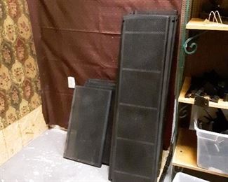 A wide variety of shelving types left