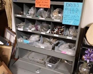 Metal tool organizer with fliptop wood top