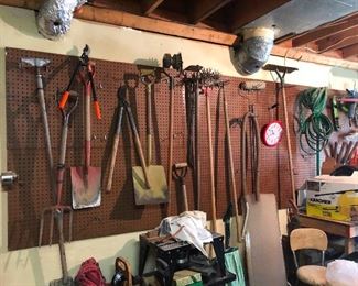 Yard equipment, supplies, Game of Thrones weaponry (shut UP, the series finale was FINE!)