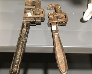 VINTAGE PIPE WRENCHES