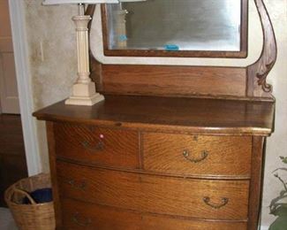 lovely oak dresser with mirror
