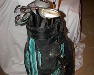 woman's golf clubs