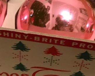 Antique & Vintage Glass Christmas Ornaments, Lots of Shiny Brite