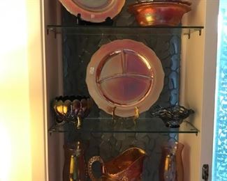 Carnival Glass Dinner Set Normandy Pattern