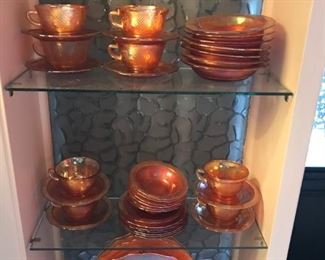 More Normandy Carnival Glass