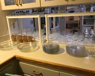 Vintage Pyrex Bakeware, Vintage Cut Crystal