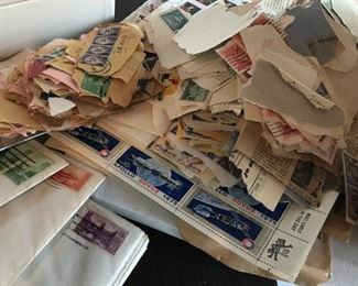 HUGE STAMP COLLECTION distributed into Grab Bags